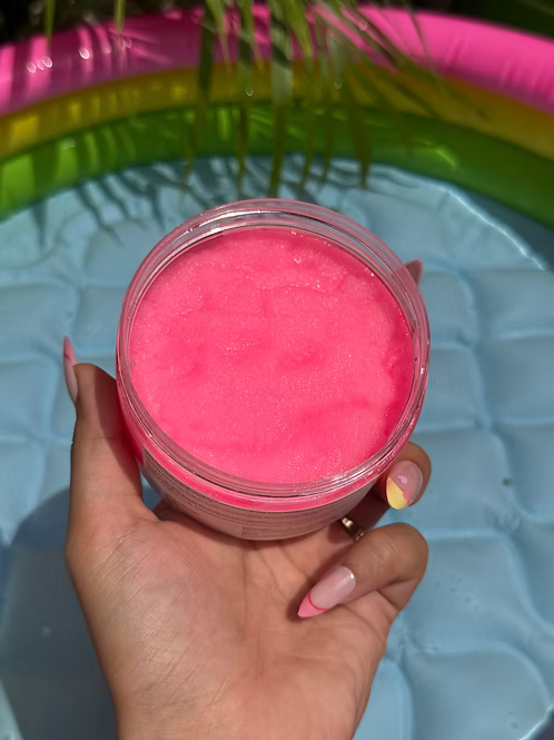 Perfumed Flamingo Pink sugar Body Scrub