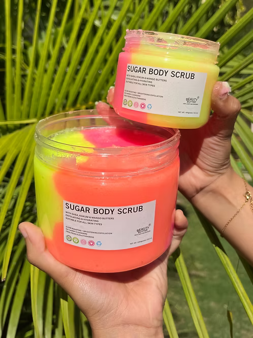 Mandarin Peach & Orange Sugar Body Scrub