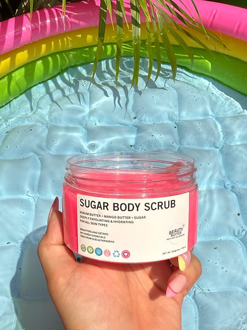 Perfumed Flamingo Pink sugar Body Scrub