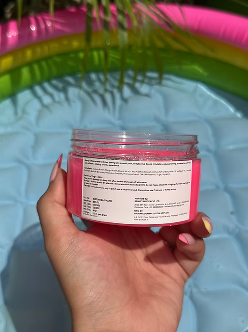 Perfumed Flamingo Pink sugar Body Scrub