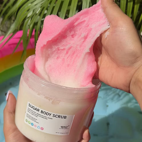 Strawberry Lychee Vanilla Mild Sugar body Scrub